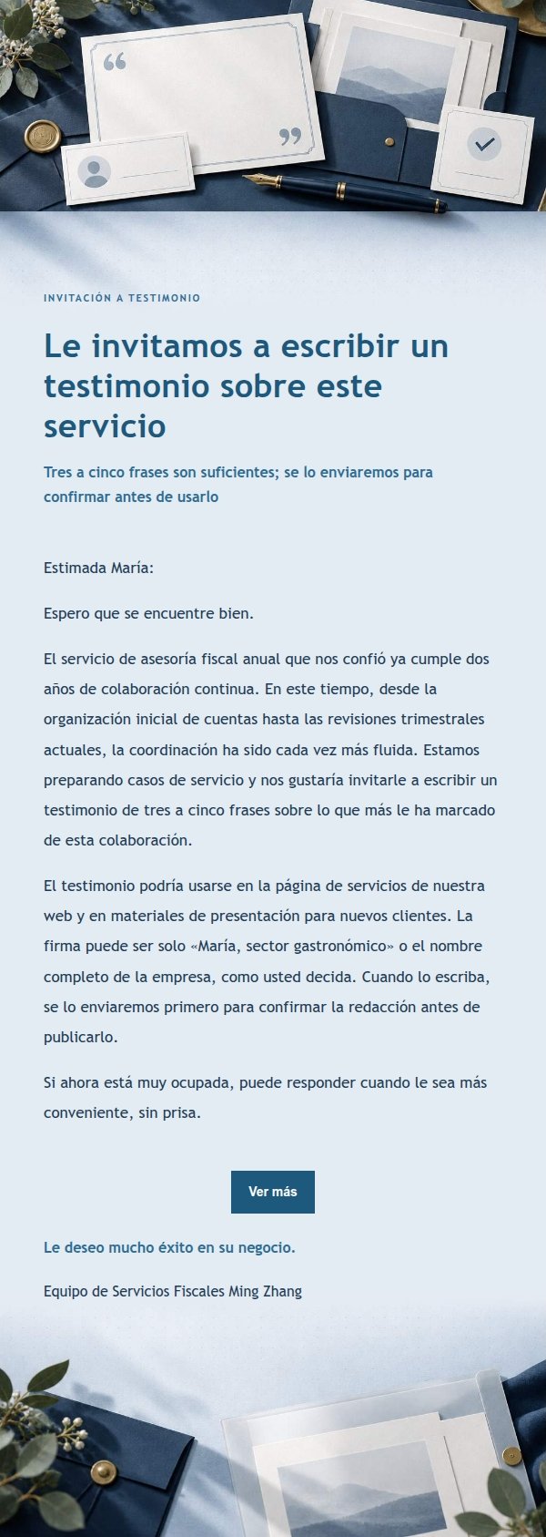 Solicitud de Testimonio y Autorización de Caso Estilo Libro Contable Azul 2