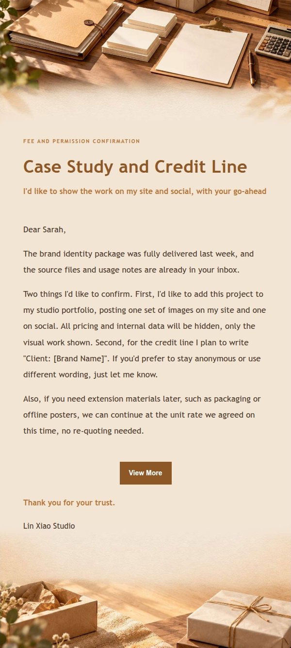 Amber Workbench Scope Change & Fee Confirmation Email 2