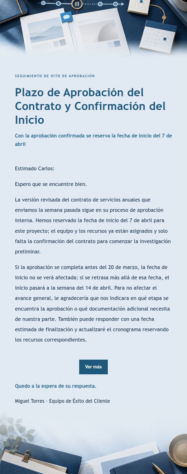 Recordatorio de Plazos y Cronograma Estilo Libro Mayor Azul 2