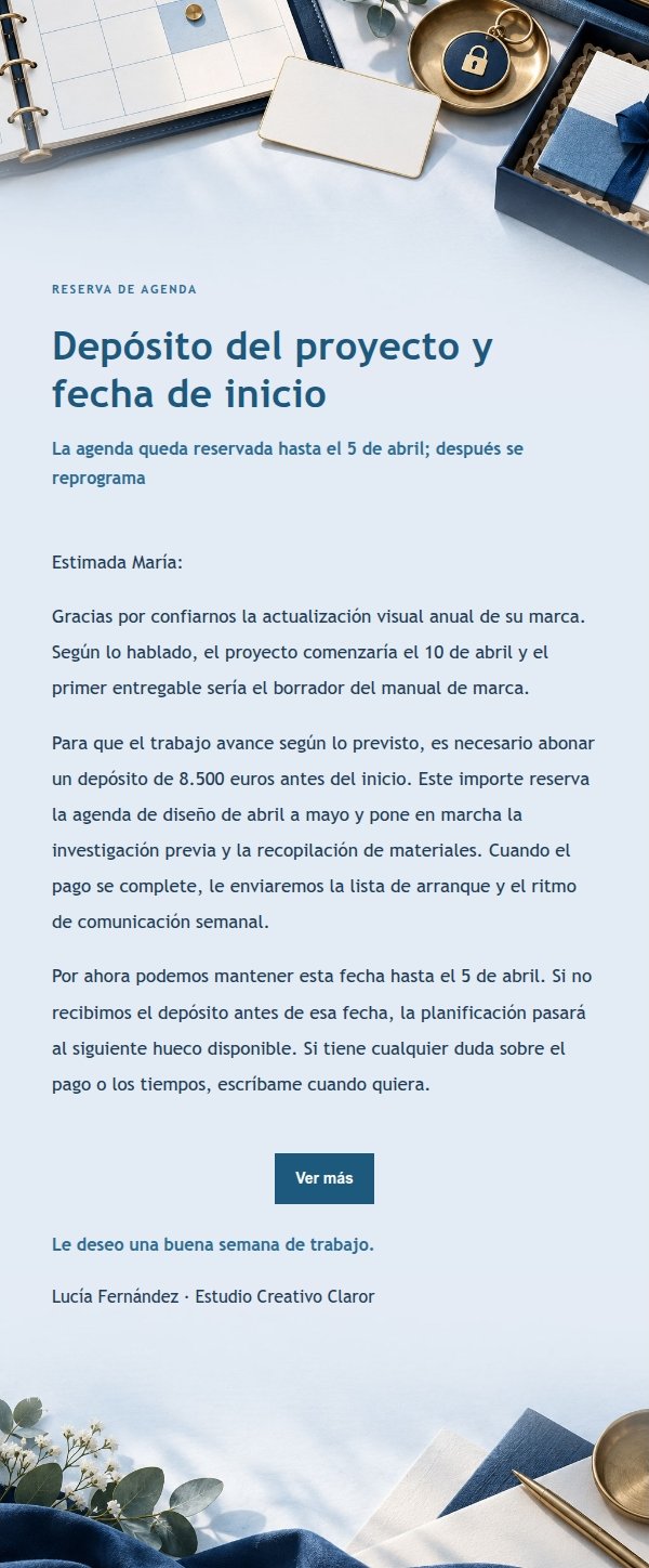 Solicitud de Depósito y Confirmación de Inicio 2