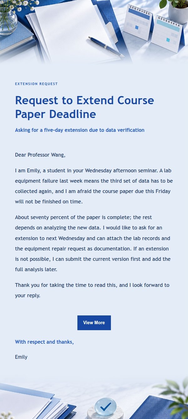 Cobalt Editorial Formal Request Email