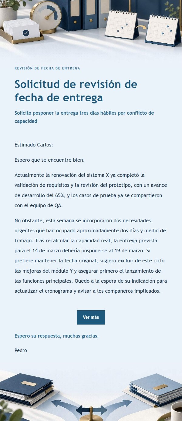Conflicto de Prioridades y Fecha de Entrega 2