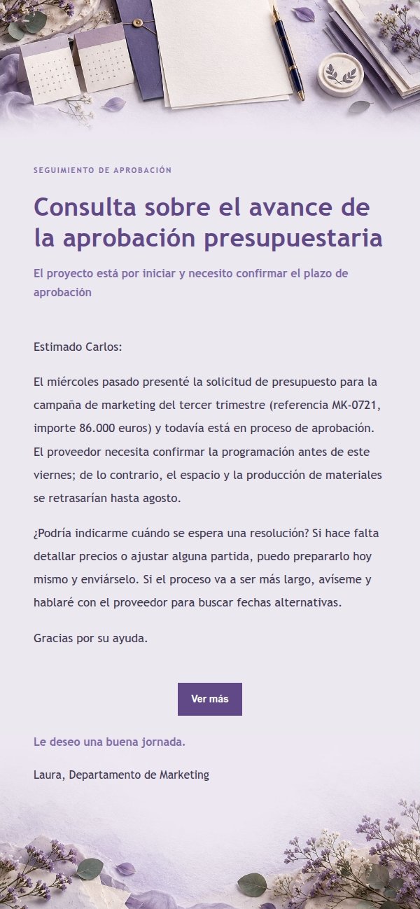 Solicitud Formal Estilo Papel Lila 2