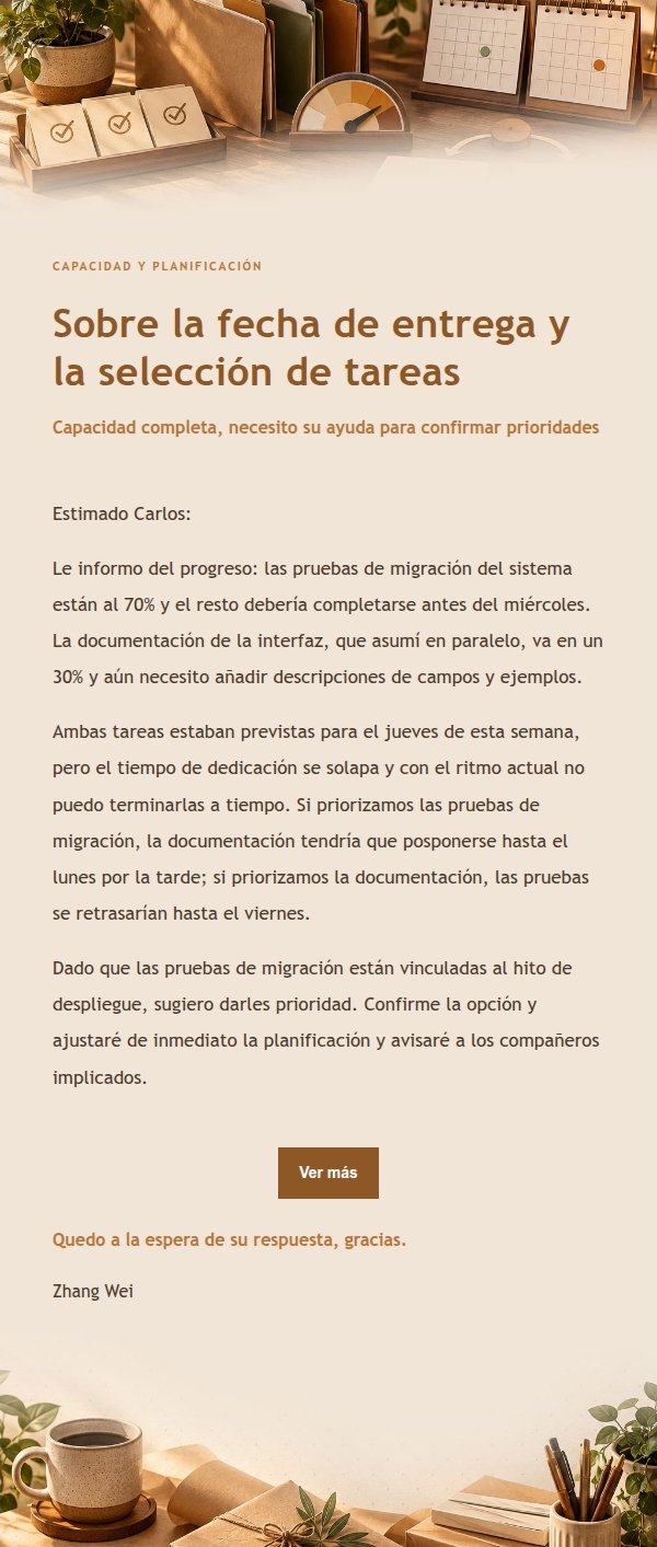 Conflicto de Prioridades en Escritorio Ámbar 2