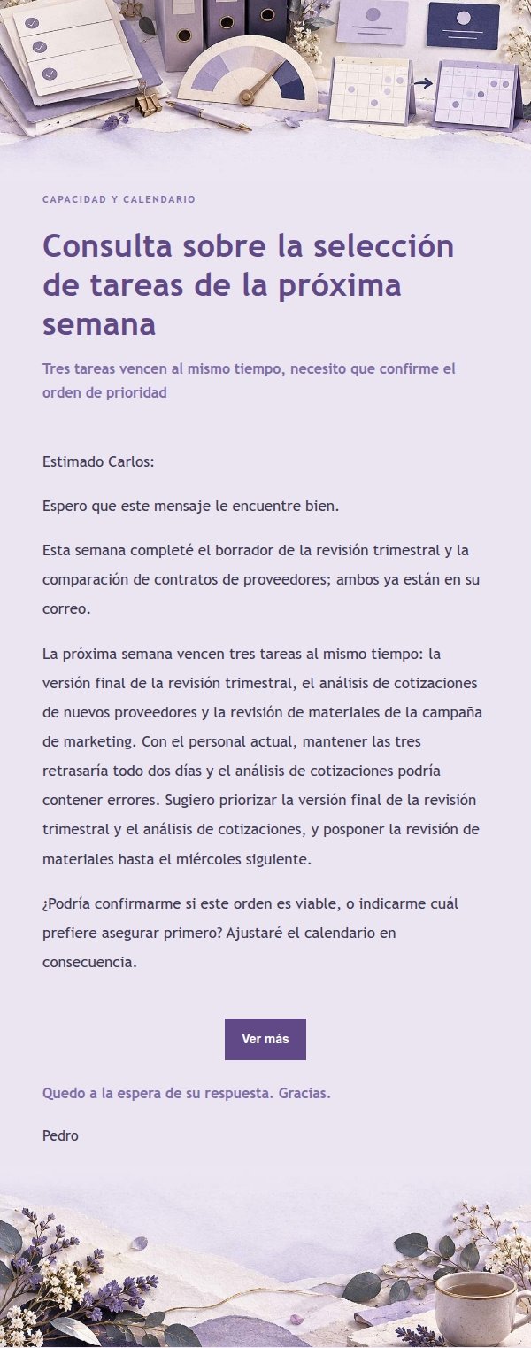 Lila Papelería · Conflicto de Prioridades y Fecha de Entrega 2
