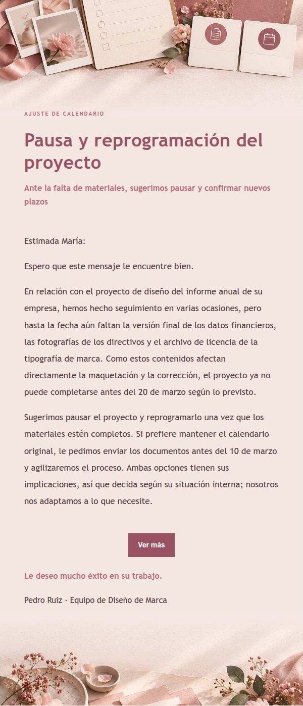 Recordatorio de Materiales Pendientes con Estilo Recibo Floral 2