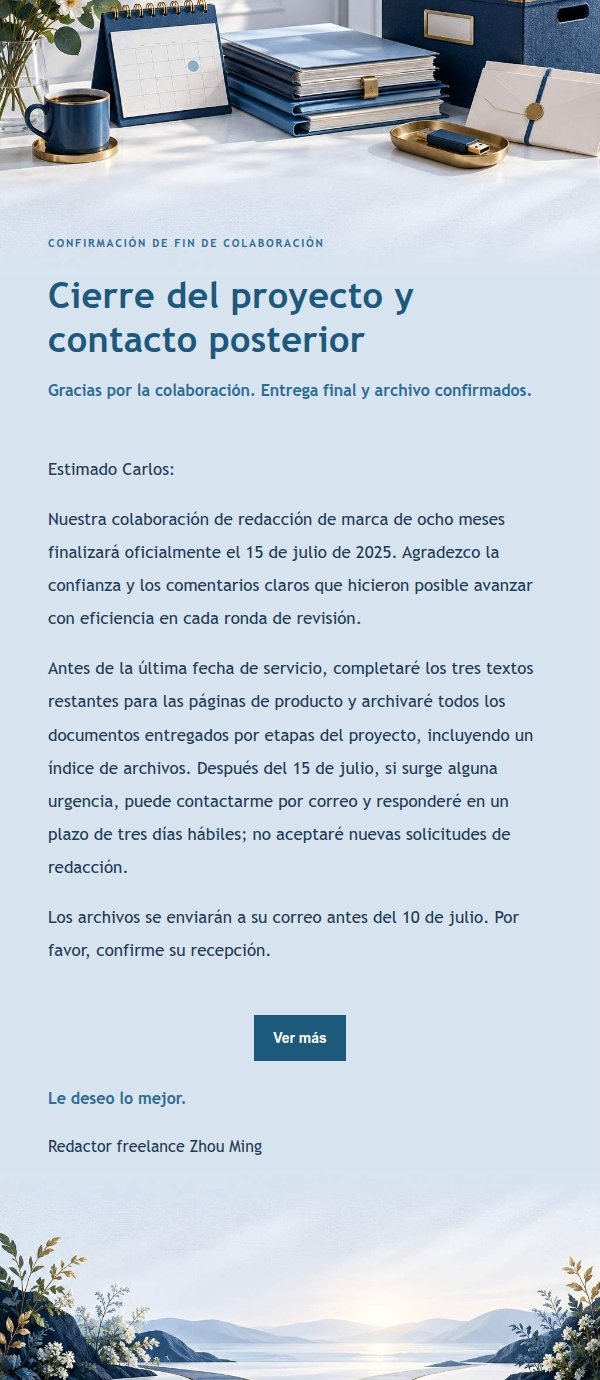 Aviso de Fin de Colaboración con Cliente 2
