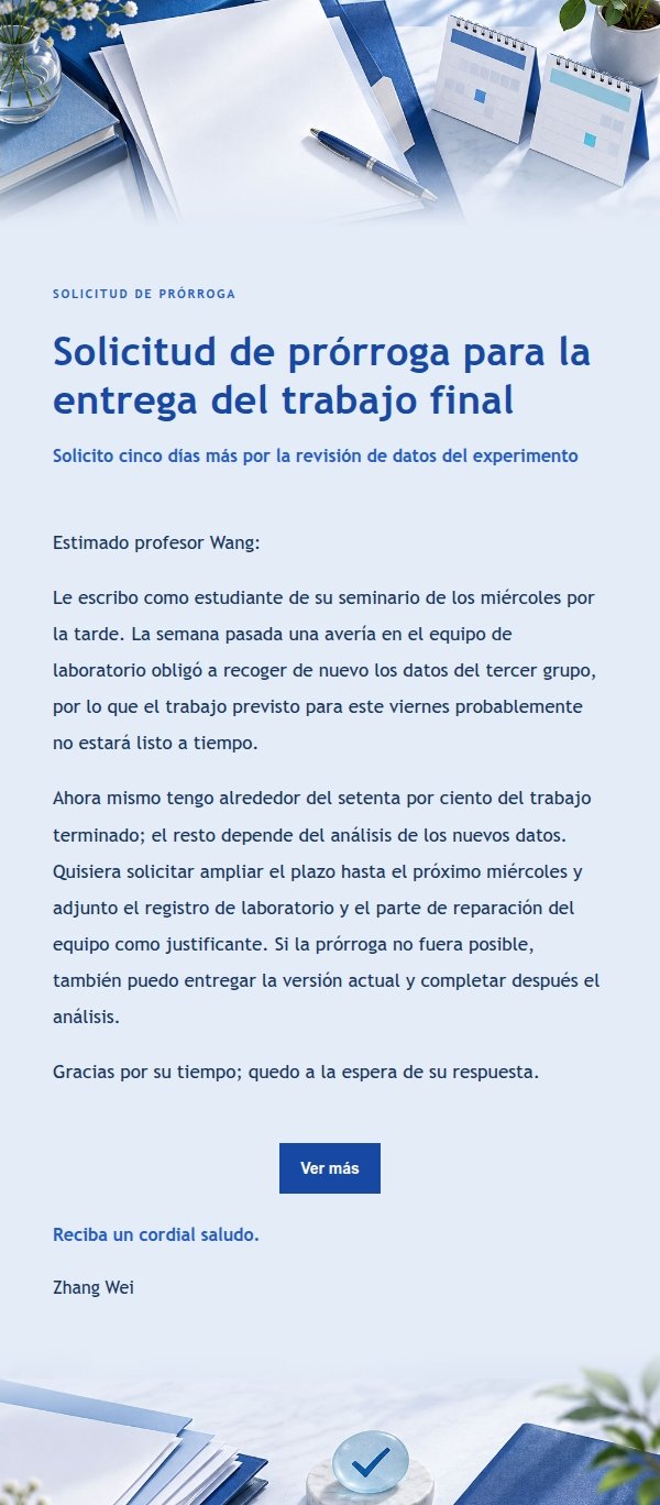 Solicitud Formal Estilo Editorial Azul Cobalto