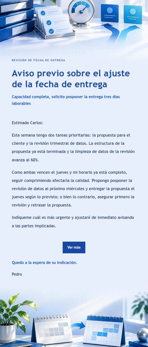 Conflicto de Prioridades y Fecha de Entrega 2