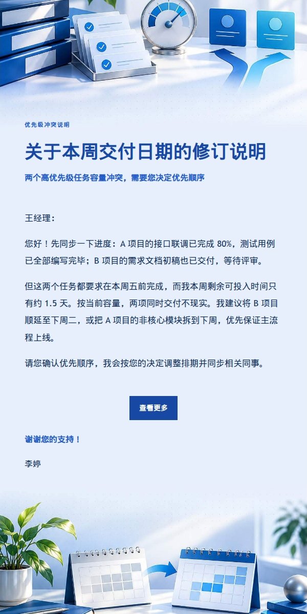 钴蓝编辑·优先级冲突与交付日期修订说明