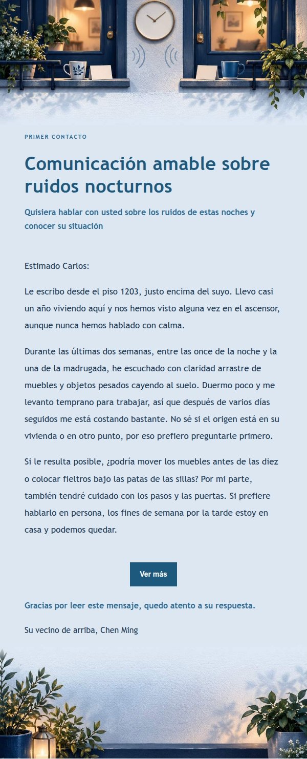 Carta Vecinal de Primera Comunicación Estilo Libro Azul