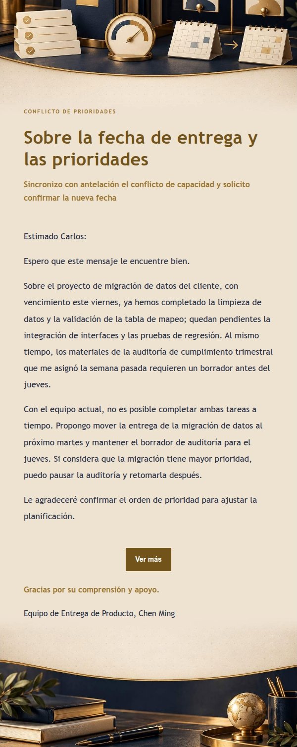 Carta Nocturna de Prioridades y Fechas