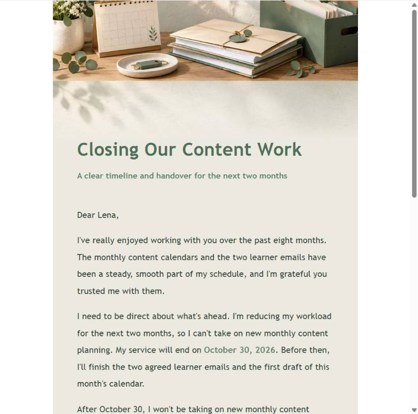 How to Pause or End Services With an Existing Freelance Client