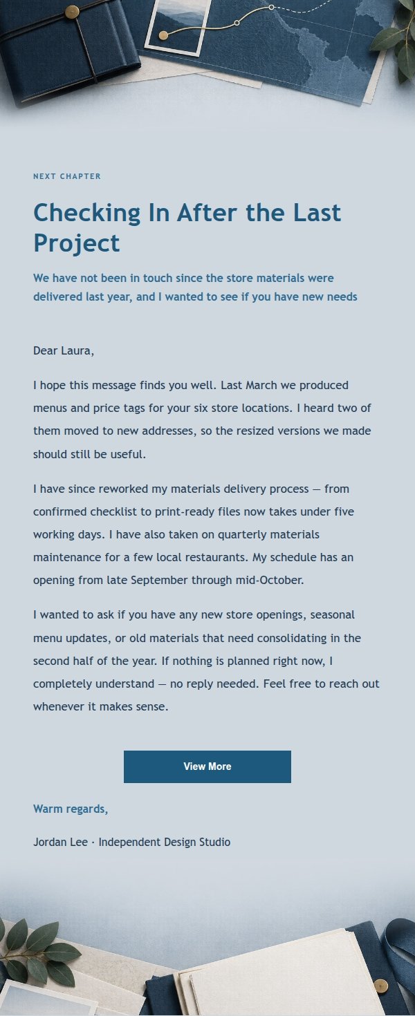 Deep Navy Project Map Reconnect Email 2