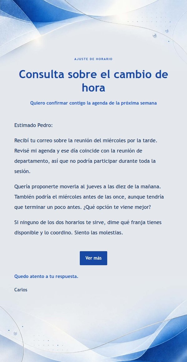 Respuesta Cálida y Amable · Editorial Cobalto 2