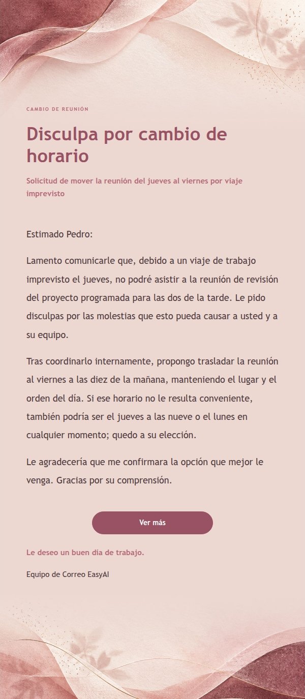 Respuesta Profesional y Concisa · Papel Rosa Niebla 2