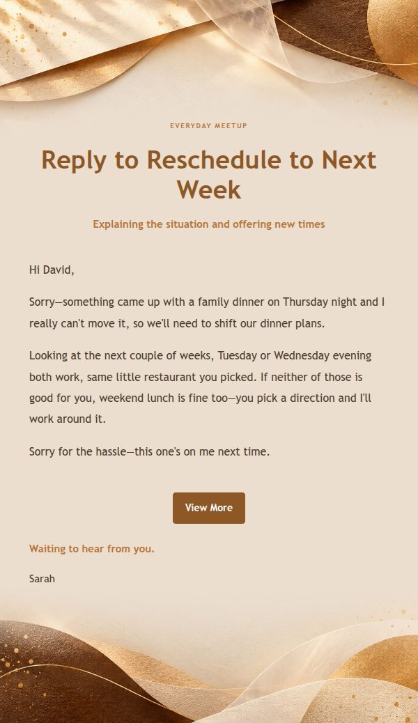 Casual Natural Reply Amber Paper 2