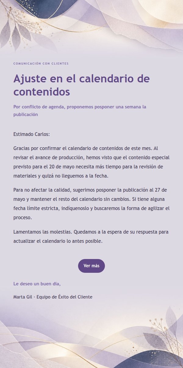 Respuesta Moderna de Marca · Papel Lila 2