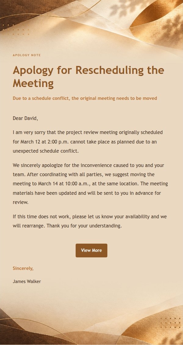 Formal Steady Reply Email Template 2