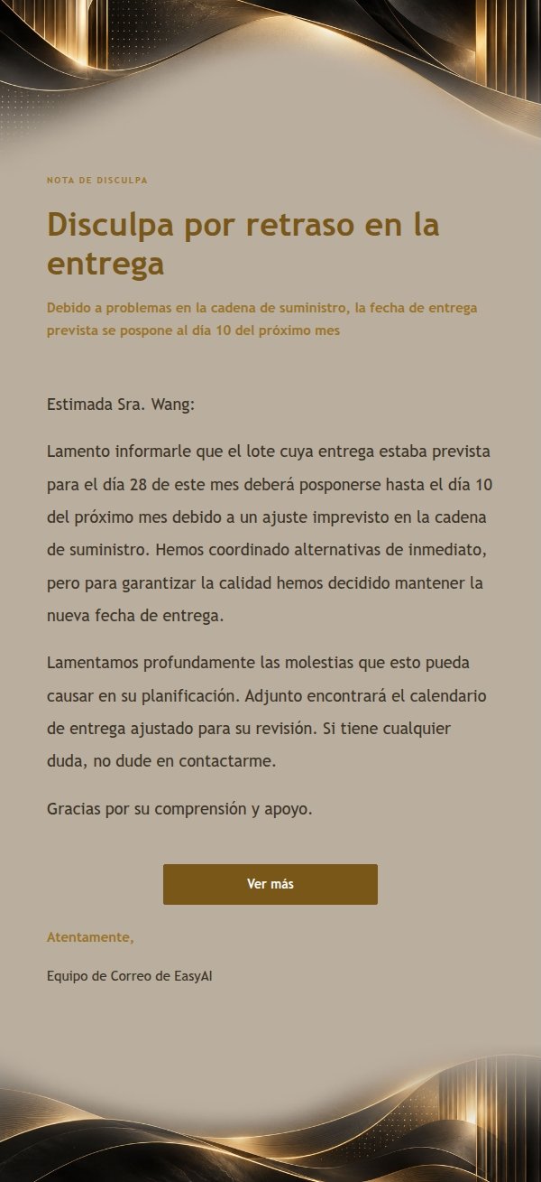 Respuesta Formal con Papelería Arquitectónica Negra y Dorada 2