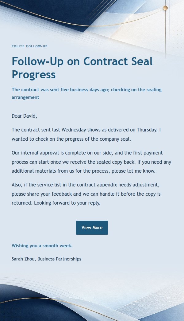 Professional Concise Reply Email 2