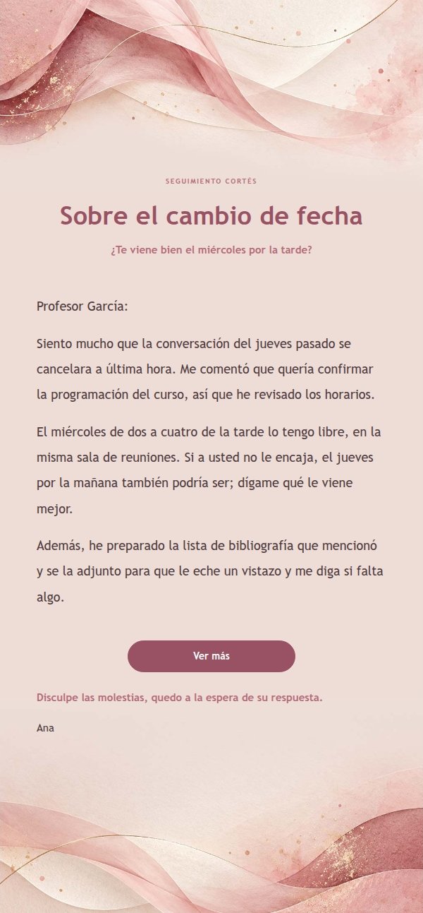 Respuesta Cálida en Papel de Rosa Suave 2